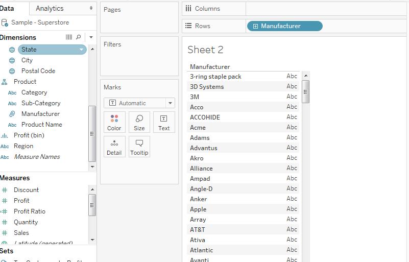 Tableau Text Table i2tutorials