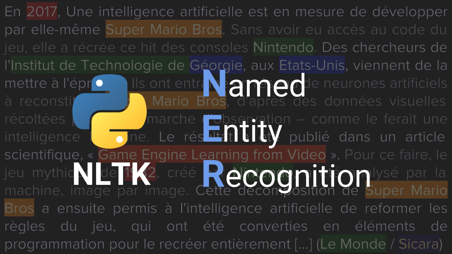 Name Entity Recognition with NLTK and SpaCy using Python 5 (i2tutorials)