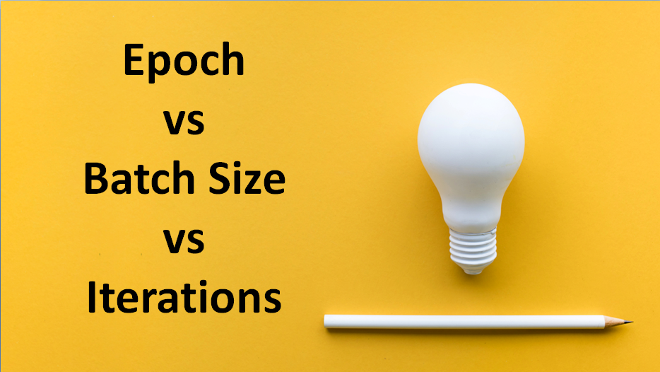 Epoch vs Batch Size vs Iterations
