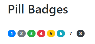Bootstrap4 Badges