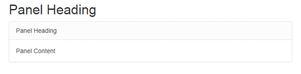 Bootstrap4 Panels