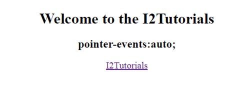 CSS pointer-events