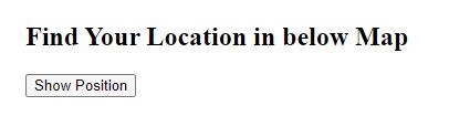 HTML Geolocation