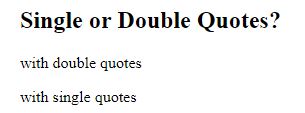 HTML Formatting