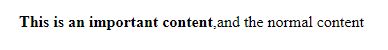 HTML Formatting