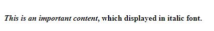 HTML Formatting