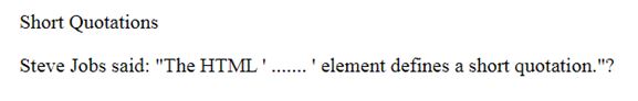 HTML Phrase tag