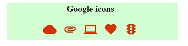 CSS icons
