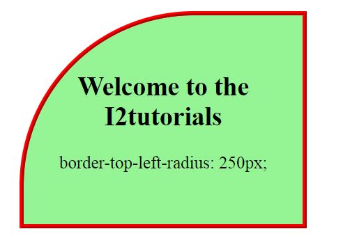 CSS border-radius