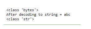 Python Convert bytes to String