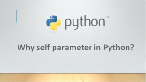What is the purpose of self in Python?