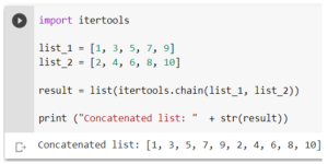 How do I concatenate two lists in Python? | i2tutorials