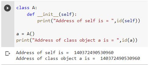What is the purpose of the word 'self' in Python? | i2tutorials