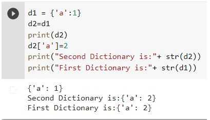 How to copy a dictionary and only edit the copy in Python? | i2tutorials