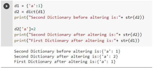 How to copy a dictionary and only edit the copy in Python? | i2tutorials