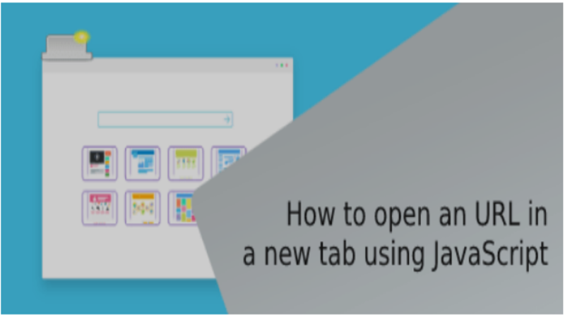 Open a URL in a new tab in Javascript