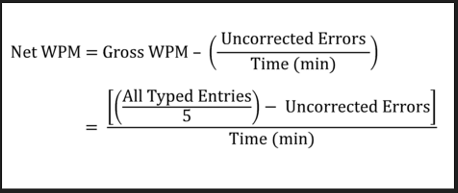 Types of Language Skill Tests and Word-Per-Minute Speed