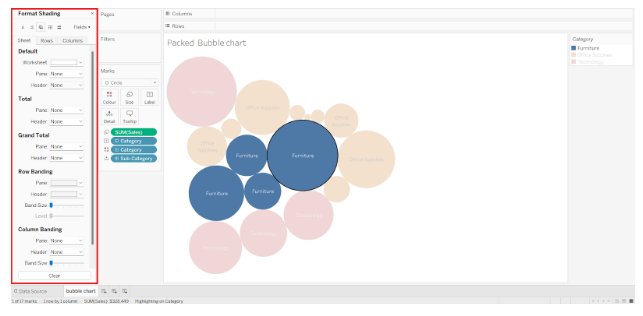 Tableau Bubble Chart | i2tutorials